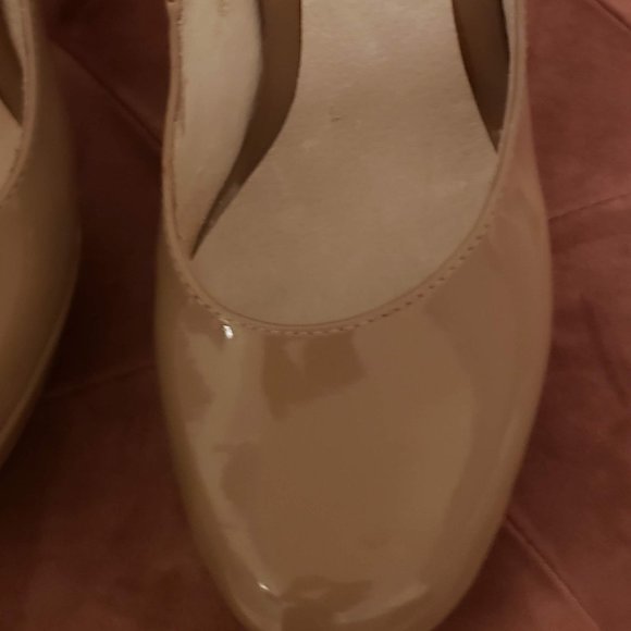 Cafe'Noir Platform Shoes Size 6.5 Color grey/beige - Picture 9 of 9